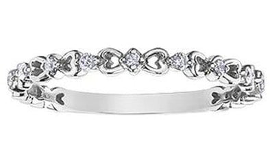 White Gold Diamond Band.