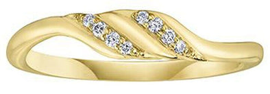 Yellow Gold Diamond Ring.