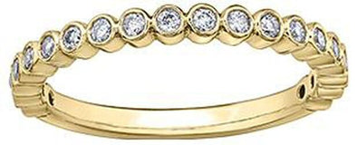 Yellow Gold Diamond Band.