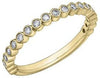 Yellow Gold Diamond Band.