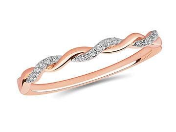 Rose Gold Diamond Ring.