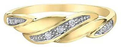 Yellow Gold Diamond Ring.