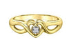 Yellow Gold Diamond Ring.