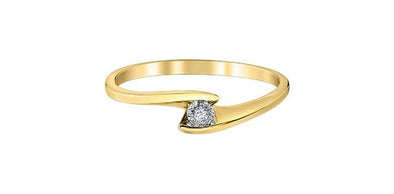 Yellow Gold Diamond Ring.