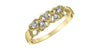 Yellow Gold Diamond Heart Ring.