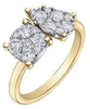 Yellow Gold Diamond Ring.