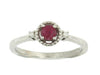 White Gold Ruby Ring.