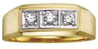 Yellow Gold Diamond Ring.