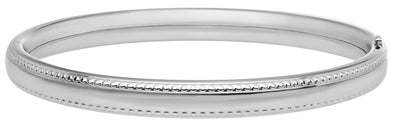 Sterling Silver Baby / Childrens Bangle. 5.25 Inches.