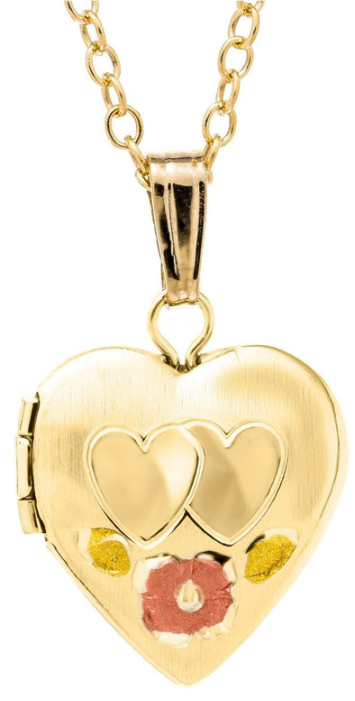 14K Yellow Gold Filled Baby / Childrens Locket Pendant Necklace.. Gold-filled jewellery is created by bonding a thick layer of solid gold to a durable base metal - ensuring lasting beauty and wearability.