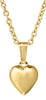 14K Yellow Gold Filled Baby / Childrens Heart Pendant Necklace.. Gold-filled jewellery is created by bonding a thick layer of solid gold to a durable base metal - ensuring lasting beauty and wearability.