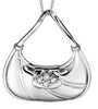 White Gold Diamond Pendant Necklace.