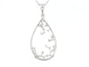 White Gold Diamond Pendant Necklace.