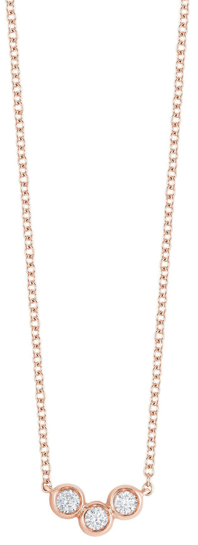 Rose Gold Diamond Pendant