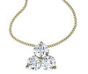 Yellow Gold Canadian Diamond Pendant Necklace.