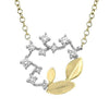 Yellow Gold Diamond Pendant Necklace