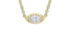 Yellow Gold Canadian Diamond Pendant Necklace.