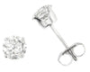 White Gold Diamond Stud Earrings