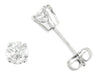 White Gold Diamond Stud Earrings.