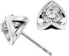 White Gold Canadian Diamond Stud Earrings.