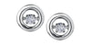 White Gold Diamond Stud Earrings.