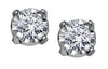 White Gold Diamond Stud Earrings