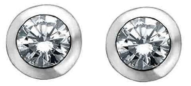 White Gold Diamond Stud Earrings