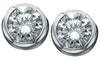 White Gold Canadian Diamond Stud Earrings