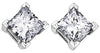 White Gold Canadian Diamond Stud Earrings