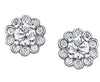 White Gold Canadian Diamond Stud Earrings