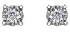 White Gold Diamond Stud Earrings.