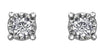 White Gold Diamond Stud Earrings