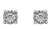 White Gold Diamond Stud Earrings