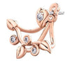 Rose Gold Canadian Diamond Earring Enhancers