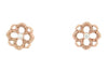 Rose Gold Canadian Diamond Stud Earrings. Earring