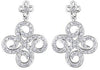 White Gold Diamond Drop Earrings