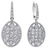 White Gold Diamond Drop Earrings