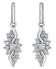 White Gold Diamond Drop Earrings