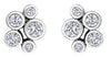 White Gold Diamond Stud Earrings