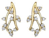 Yellow Gold Diamond Drop Earrings