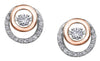 White Gold Canadian Diamond Stud Earrings