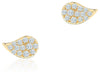 Yellow Gold Diamond Stud Earrings