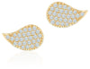 Yellow Gold Diamond Stud Earrings