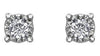 White Gold Diamond Stud Earrings