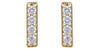 Yellow Gold Diamond Stud Earrings