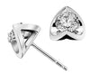 White Gold Diamond Stud Earrings