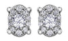 White Gold Diamond Stud Earrings