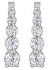 White Gold Diamond Drop Earrings