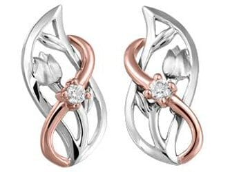 White Gold Canadian Diamond Earrings