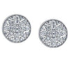 White Gold Canadian Diamond Stud Earrings.